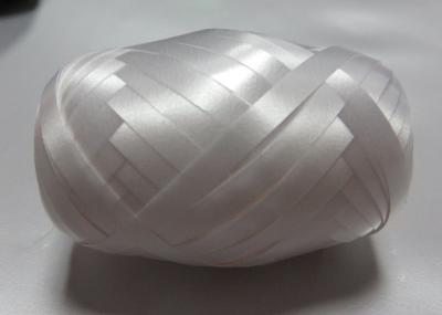 Big Size White Printed Curling Ribbon Egg 5mm*50m In PP Material