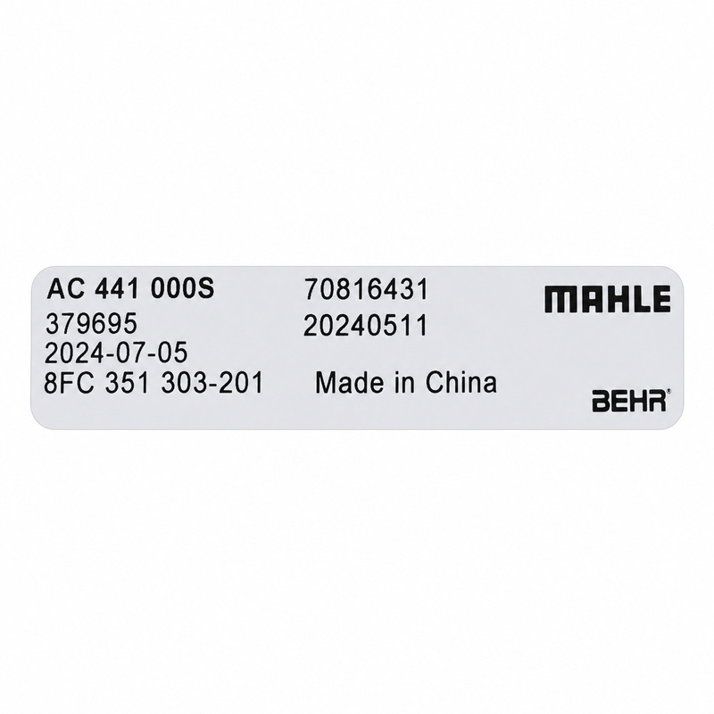 MAHLE AC 441 000S Car AC Condenser 6G9119710CB for Ford Mondeo