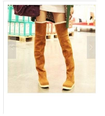 Newest Fashion Women's Knee Boots Over Knee Inner Wedge Boots Ladies Sexy Winter Snow boot