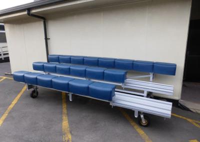 Convenient Aluminium Bench Seats Swivel Casters For Outdoor / Indoor Movement