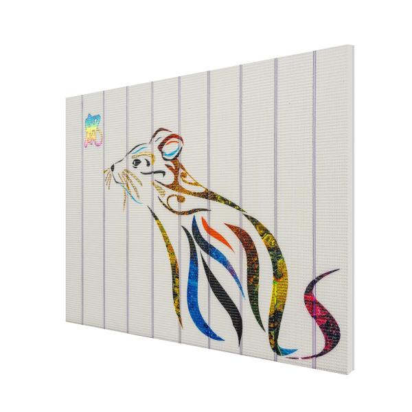 Home Decor Rat Simple Wall Arts , Special Visual Effect Hot Ribbon Art