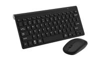 Le clavier et la souris tout noir sans fil 2.4G Simple Style pour le bureau à la maison
