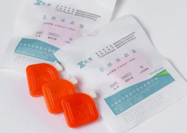 ABS Shell Stainless Steel Blade Heel Incision Device Infant Blood Collection