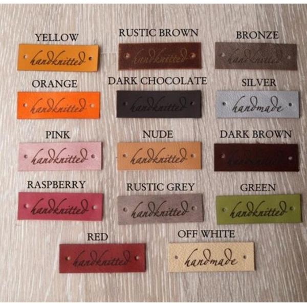 Clothing Tags Jeans Embossed Leather Patch Labels No Hidden Fees