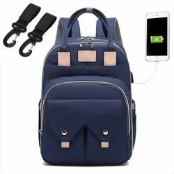 Large Capacity Mom Baby Bag Multi-function Waterproof Outdoor Travel Diaper Bag With USB Charging For Baby Care