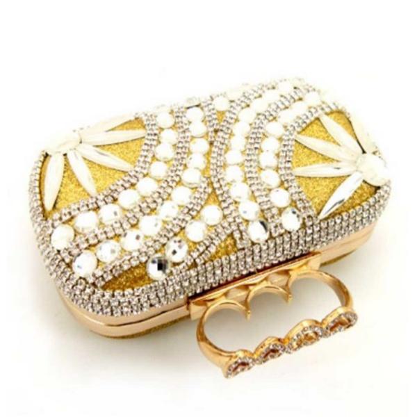 Europe and diamond evening bag evening bag princess bride