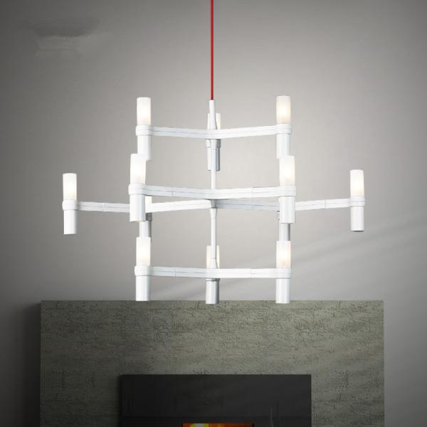Art Design 12/30 heads LED Crown Major Gold pendant light lamp hall restaurant dining room Crown Major (WH-MI-84)