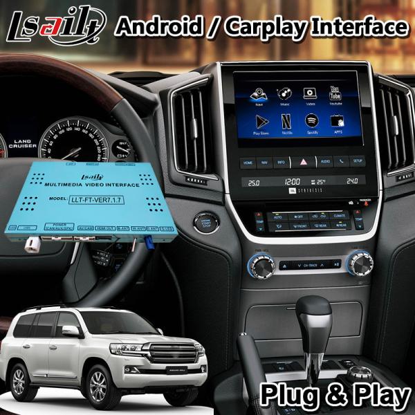 Relação video dos multimédios de Lsailt Android para o Toyota Land Cruiser 200 VX VX-R VXR V8 LC200 2016-2021