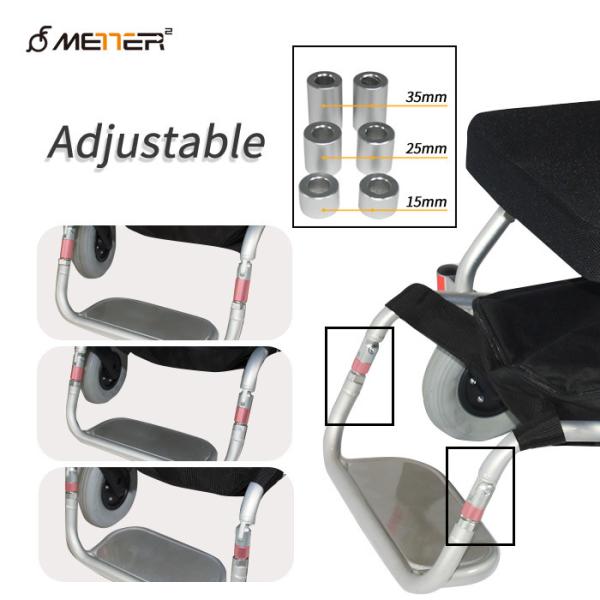 Aluminum Alloy 4h Lightweight Folding Motorized Wheelchair