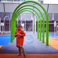 l'acier galvanisé plongé chaud de voûtes de l'eau de taille de 3.0m pour des enfants pulvérisent le parc