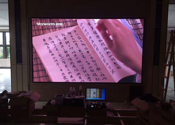 Wall Mounted Fine Pixel Pitch LED Display SMD 1010 PC Connected