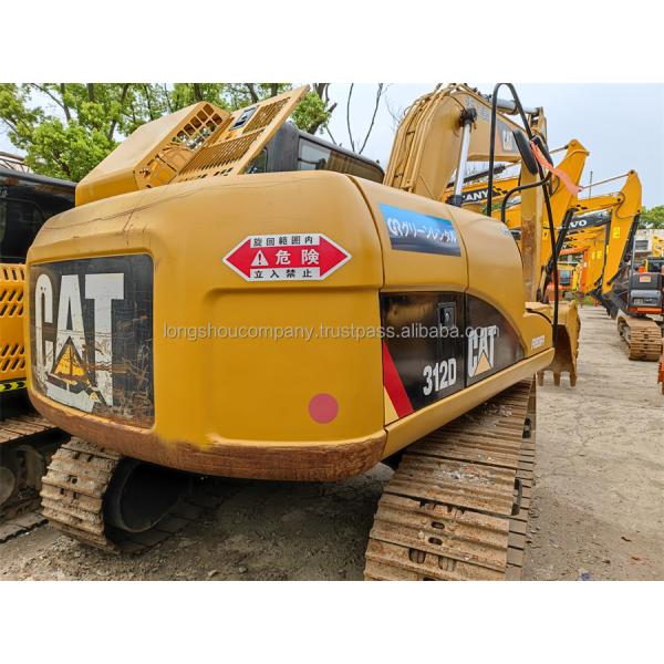 Caterpillar 312 Excavator CAT312D Second-hand with C4.2ACERT Engine 12920 KG Weight