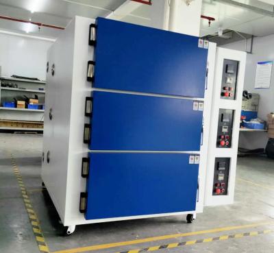 LIYI 3 Câmaras Forno de Secagem Elétrico Combinado com Controle Separado Forno de Ar Quente para Laboratório