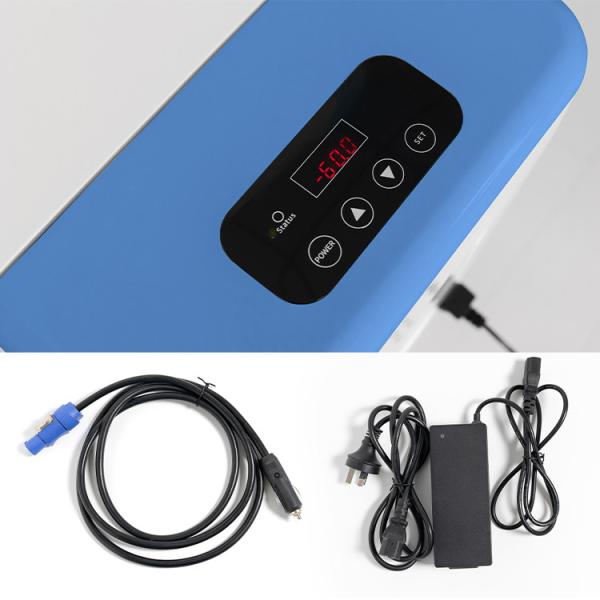 100V a 240V Car Deep Cold Storage 12V DC Freezer -60 graus 25L para todos os tipos de clima