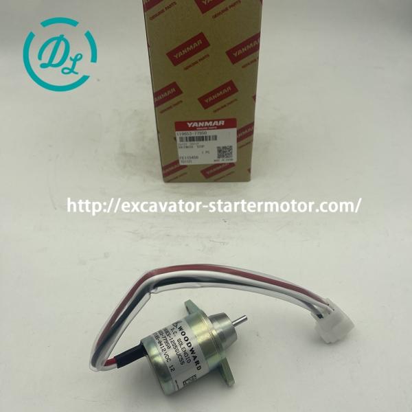 Válvula solenoide de cierre de combustible Yanmar 12VDC 119653-77950