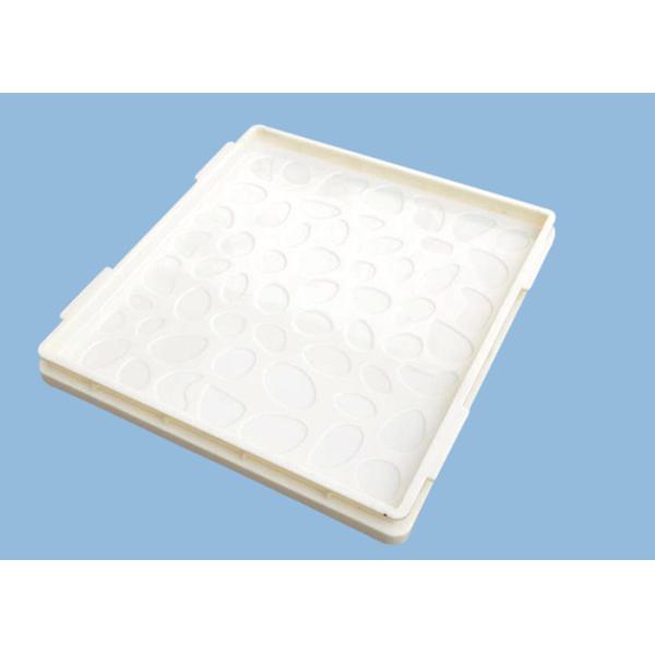 Superimposed  Plastic Paver Moulds , Pebbles Surface Blocks  Patio Paver Molds
