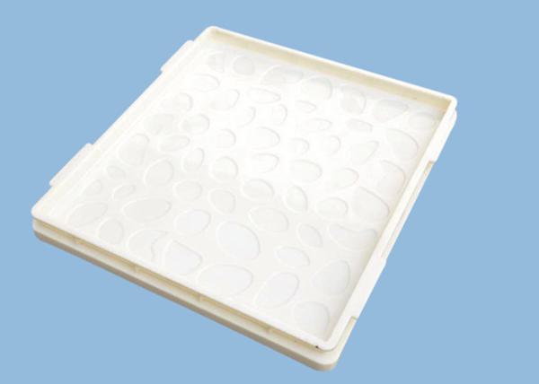 Superimposed  Plastic Paver Moulds , Pebbles Surface Blocks  Patio Paver Molds