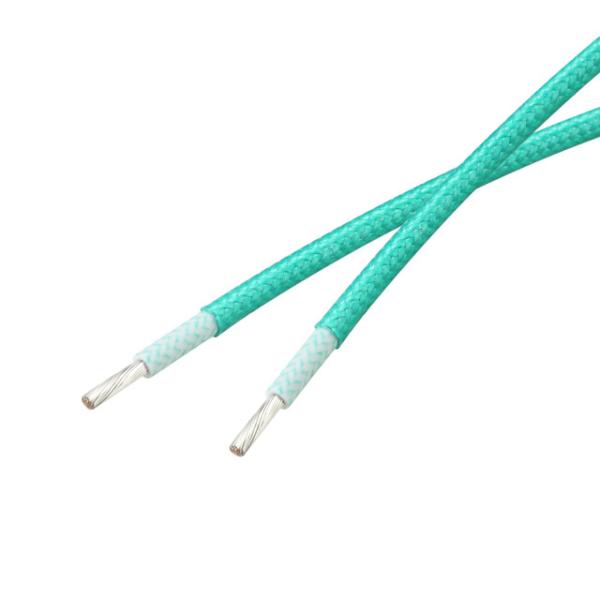 Fio trançado da lâmpada da fibra de vidro do aparelho eletrodoméstico, fio isolado trançado AWM3712