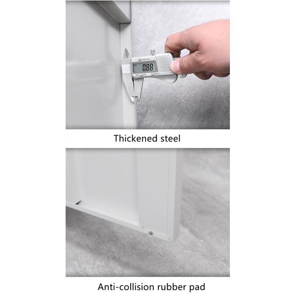 Alkali Resistant SS304 Hospital Medicine Cabinet Adjustable With 3 Drawers