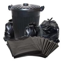 Outros produtos domésticos Sacos de lixo de plástico em HDPE preto pesado para caixote de rodas