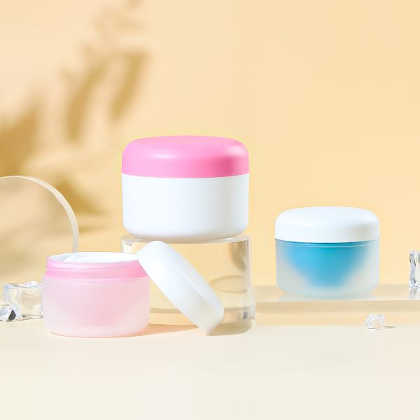 BPA Free Cosmetic Cream Jar with Customizable Matte Finish for Skincare Brands