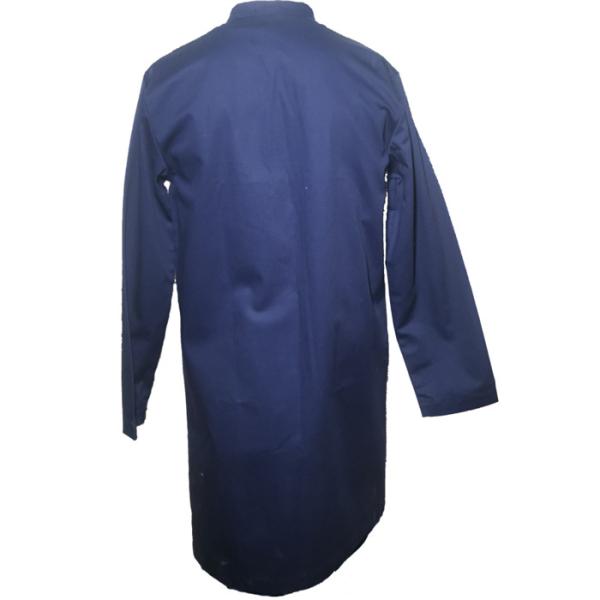 EN11612 100 do algodão do laboratório do revestimento por cento de Workwear resistente 6.5oz da chama