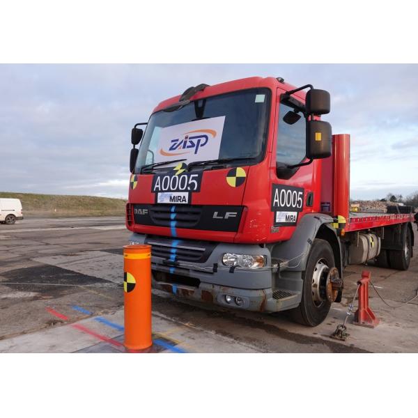 High Security Hydraulic Residential Automatic Bollards Rising Bollards For Driveways