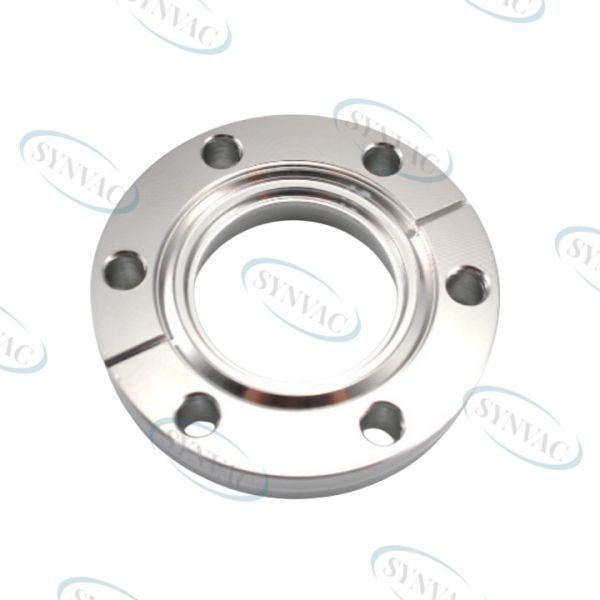 CF Bored Flange Nonrotatable Tapped Bolt Holes For High Vacuum