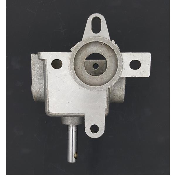 Electric industrial 450 fan part Aluminium motor gear box with motor shaft
