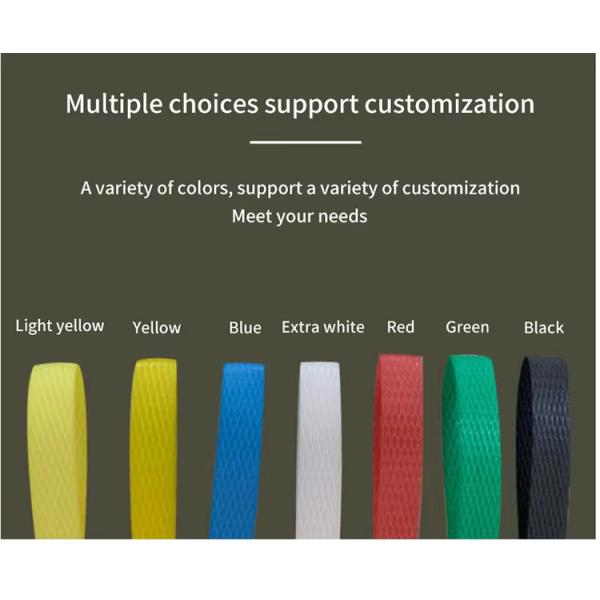 Custom Logo Printed Polypropylene PP Plastic Strap Packing Belt For Box Packing