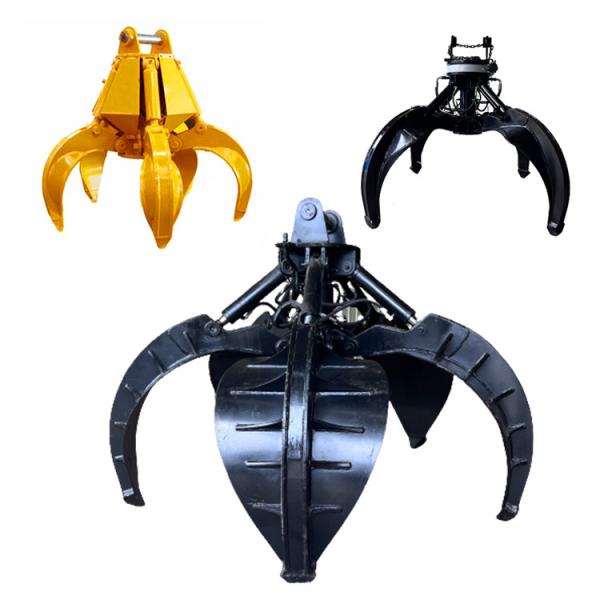 Апельсиновая корка экскаватора 30-40 тонн сражается, ручной захват утеса для экс