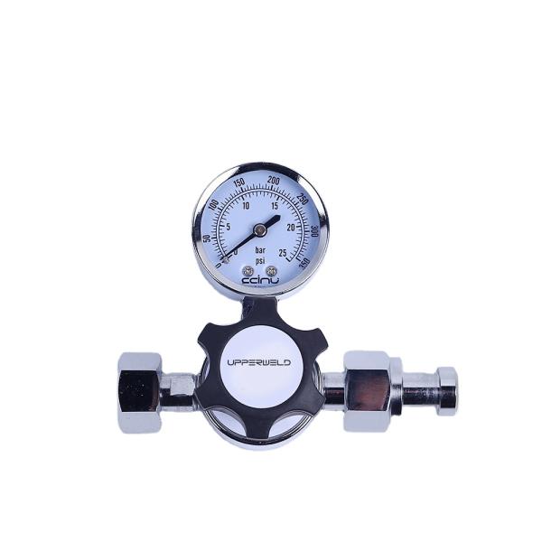 Co2 Gas Regulator Oxygen Nitrogen Flowmeter Stainless Steel Pressure Reducing Valve