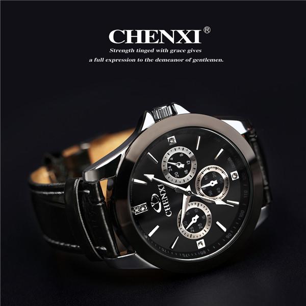 Fashion Jewelry Wholesale Price Stainless Steel Caseback Original Quartz Watch Men's Leather Watches