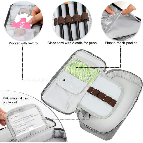 Homecube Капсула для карандашей Капсула для карандашей Каты для макияжа Бумажник Оксфордский тканевый пакет Большая кладовая канцелярская бумага