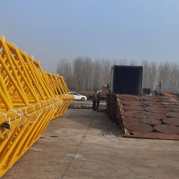 Loading Capacity 10T Tower Crane Offering Climbing Speed 0.5m per Minute Optimized for Heavy Load Operations