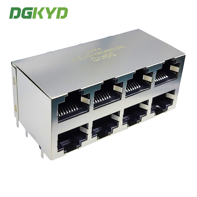 Многопортовая розетка RJ45 с экранированным интерфейсом передачи данных