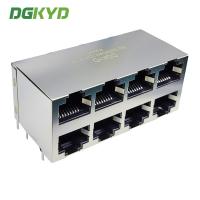Prise RJ45 multiport avec interface de communication de données blindée