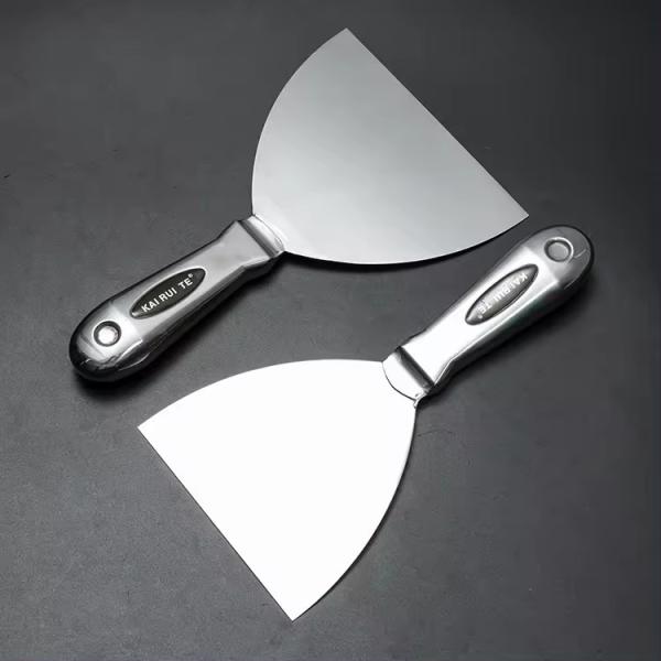 Drywall Tools All Stainless Steel Joint Knife One-Piece Premium Polished Metal Putty Blade