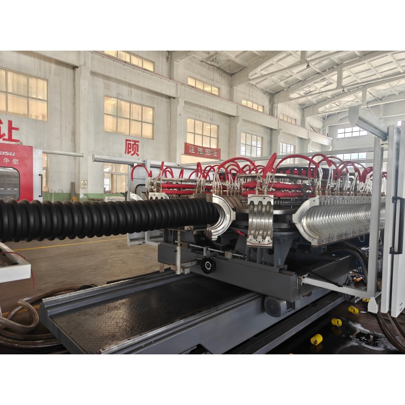 Double Wall Corrugated Pipe Extrusion Line Max Pipe Diameter 1600mm for Industrial Pipe Production