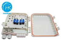 Boîte de finition à 8 cœurs en fibre optique montée sur le mur Boîte de distribution en fibre optique extérieure