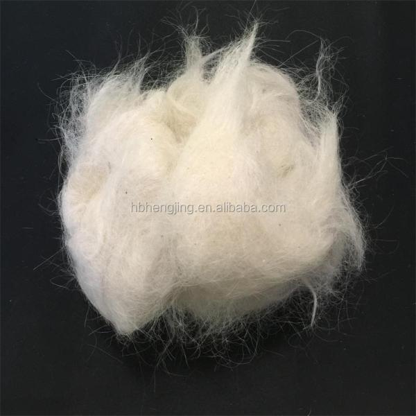 Scoured Chinese  White /grey Goat Hair Waste