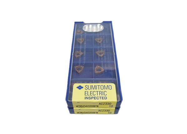 PVD / CVD Coated Inserts , Sumitomo Turning Inserts WCMX040208FN ACZ330