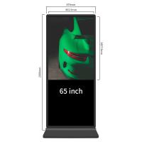 Kiosque d'écran tactile d'affichage numérique de réseau de Wifi avec l'imprimante High Resolution