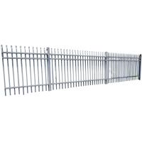 Barreras de aluminio para cercas de jardín de acero carbono
