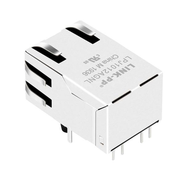 YDS 47F-1206-YGD2NL Compatible LINK-PP LPJ1012AGNL 10/100 Base-T Tab Up Yellow/Green Led 1x1 Port Female RJ 45 Jack