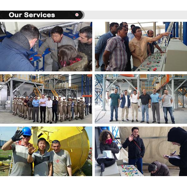 Économie d'énergie ligne de production de mortier en poudre sèche de sable de pâte de mur équipement de mélange de ciment carreaux de céramique adhésif fabrication machine