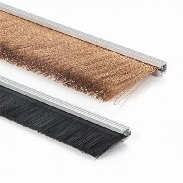 High Strength Shower Door Seal Strip Weather PVC Nylon Door Bristle Strips