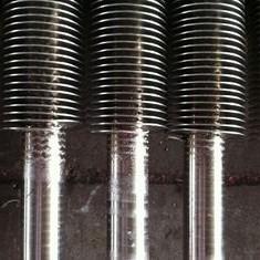 DELLOK Heat Exchangers 16 segments TP304L Stainless Steel Fin Tube