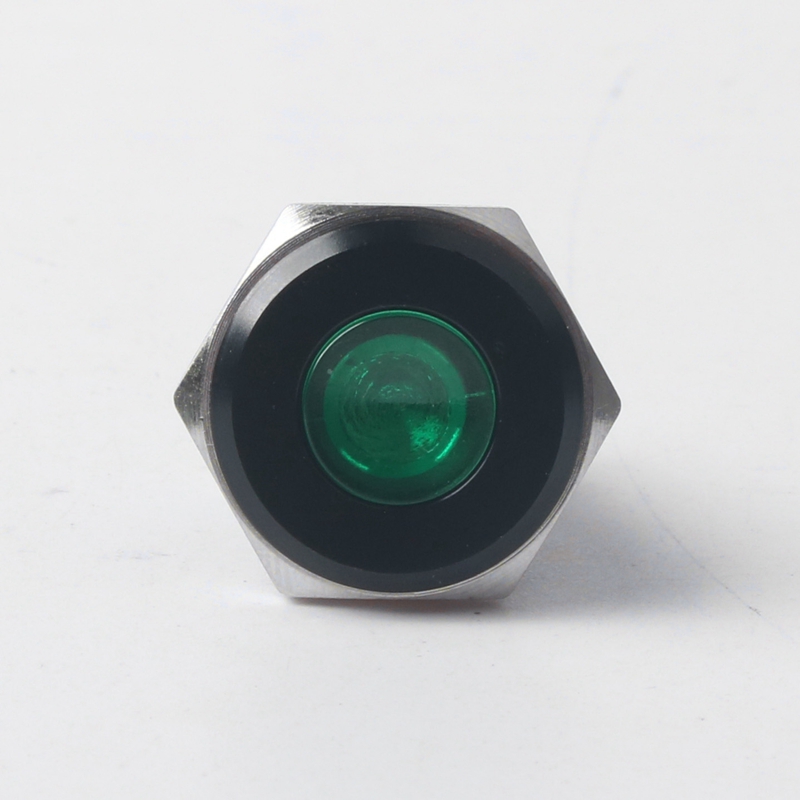 16mm Metal LED Indicator Light Multi-color Alumina Panel for Industrial Control Equipment 5V-220V
