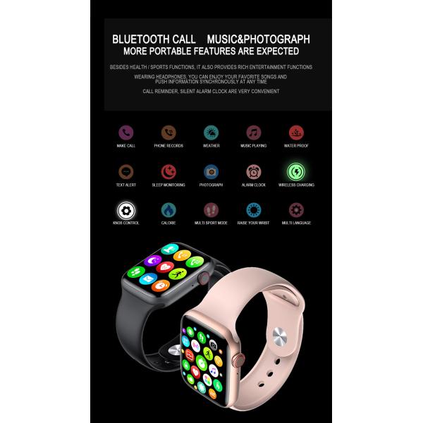 1,75» Smartwatch Bluetooth экрана 240MAH вызывает IWO 13 12 I8 Pro BT5.0